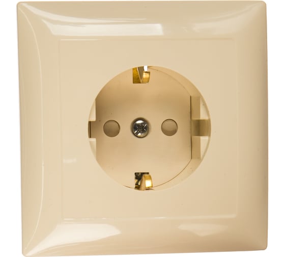 Изображение товара Розетка Кунцево-Электро СЕЛЕНА скрытой установки, одноместная РС16-400 с/к 8151