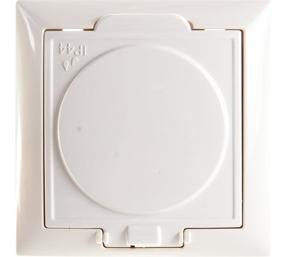 Изображение товара Розетка Кунцево-Электро СЕЛЕНА скрытой установки одноместная IP44 РС16-426 с/к 8155