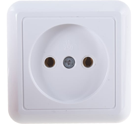 Изображение товара Розетка Кунцево-Электро ОПТИМА одноместная, 10А РА10-375 8006