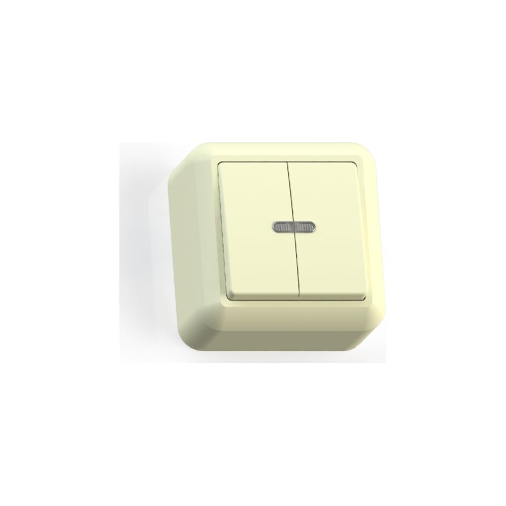 Двухклавишный выключатель Кунцево-Электро выключатель кунцево электро 8000 оптима оп 10а 1 клавиша