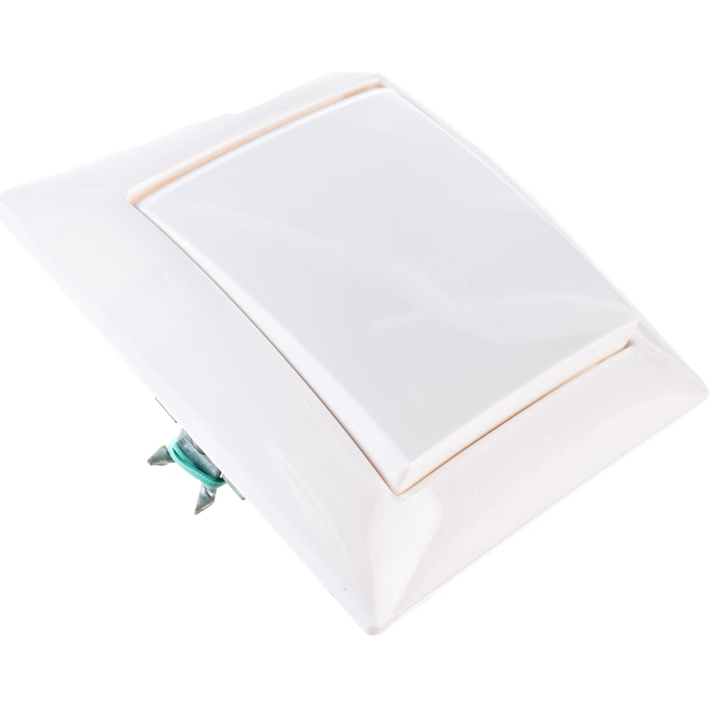 Одноклавишный выключатель Кунцево-Электро подставка для ов мебелик селена белый п0004504
