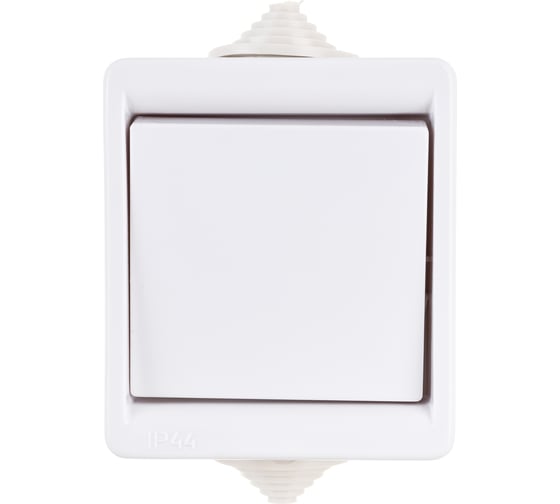 Изображение товара Выключатель Кунцево-Электро брызгозащищенный открытой установки одноклавишные IP44 10А А110-015 5904