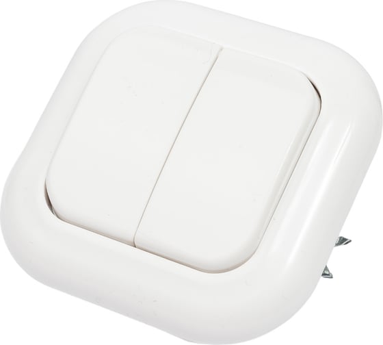 Изображение товара Выключатель Кунцево-Электро ВАЛЕНТИНА скрытой установки двухклавишный С56-034 7647