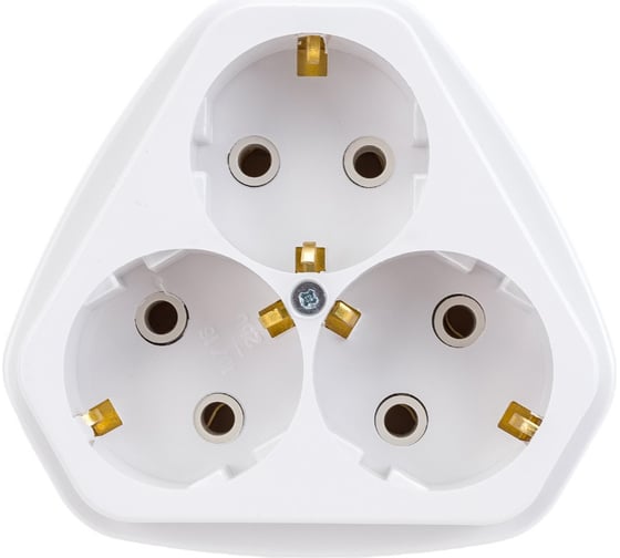 Изображение товара Розетка Кунцево-Электро трехместная открытой установки ток 16А РА16-833 5921