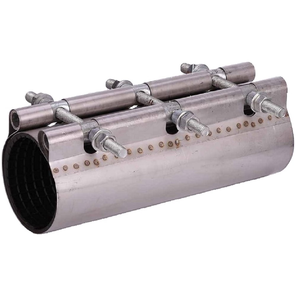 Изображение товара Ремонтный хомут АТКА свертная муфта нерж. 300 мм Ду250, 3 шпильки