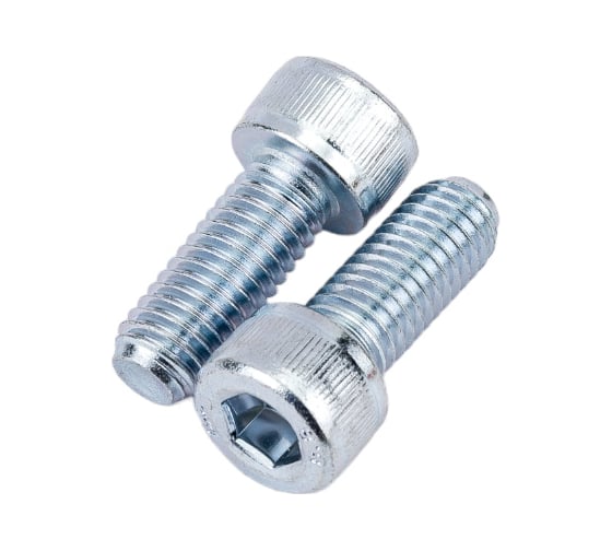 Изображение товара Винт Insparion 8x20 мм, din912, 8.8, цинк, с цилиндровой головкой, внутренним шестигранником и усиленной закалкой, 2 шт. С1-00001379