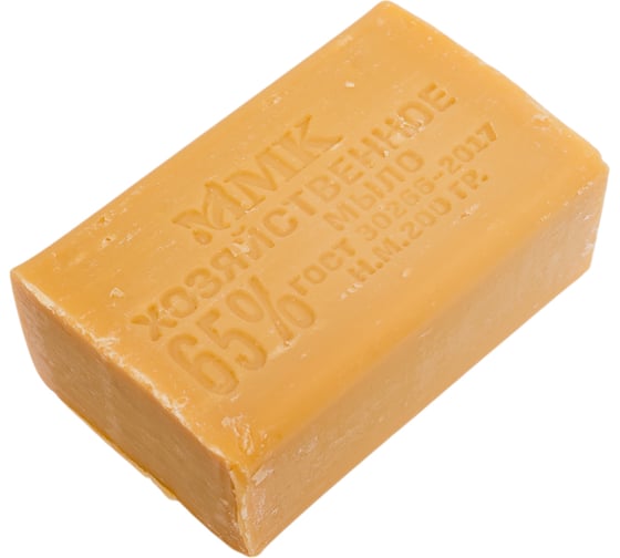 Изображение товара Хозяйственное мыло ММК 200 гр. 65% без обертки 60 шт МКХ0121