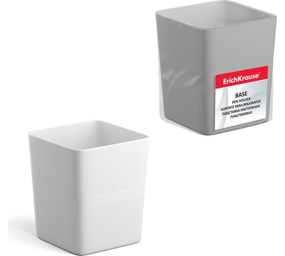 Изображение товара Настольная пластиковая подставка ErichKrause Base, Classic, белый 51496