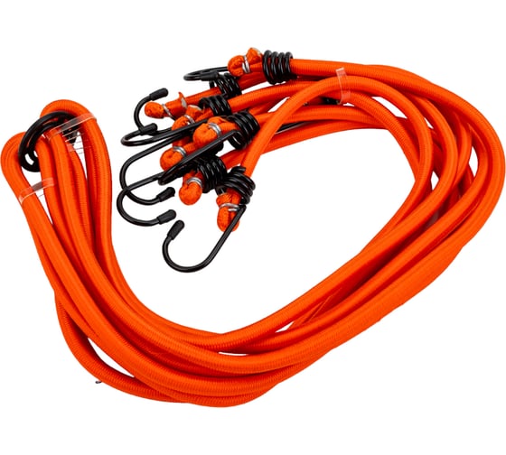 Изображение товара Набор резинок-стяжек Airline Паук 4 шт.-120 см, D-8 мм, металлические крючки AS-R-12