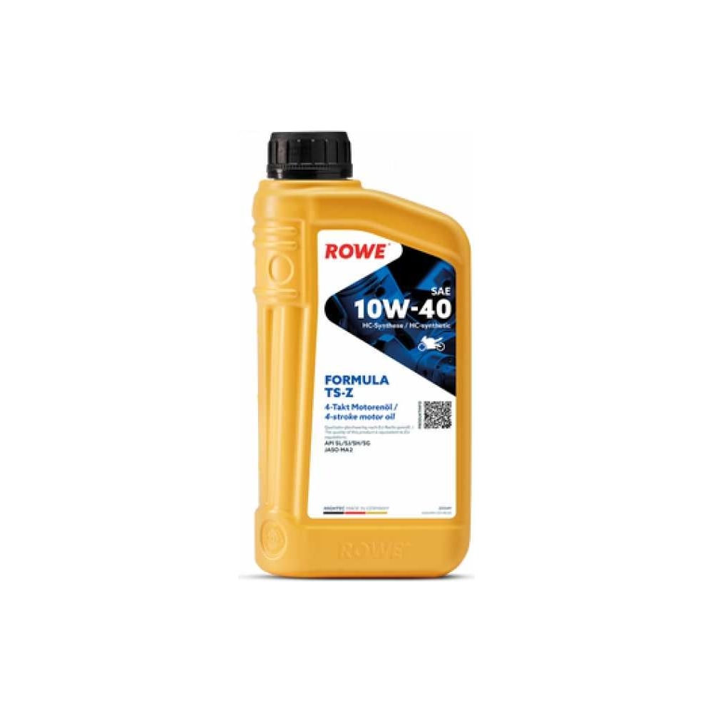 Изображение товара Моторное масло HIGHTEC FORMULA SAE 10W-40 TS-Z для мотоциклов 1 л