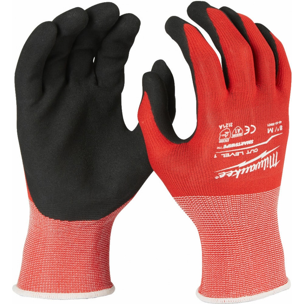 Перчатки Milwaukee bbb перчатки bbb bbw 45 красный ростовка m