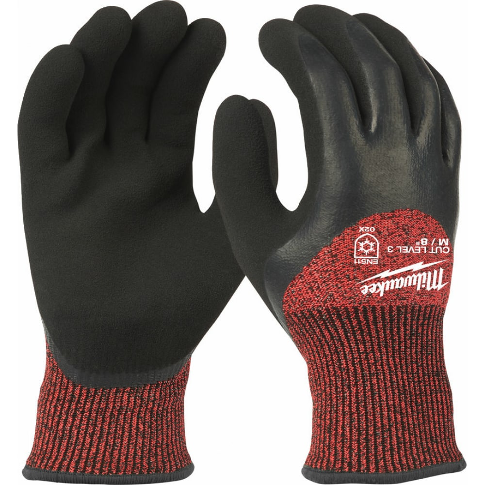 Зимние перчатки Milwaukee перчатки milwaukee беспалые 8 m 48229741