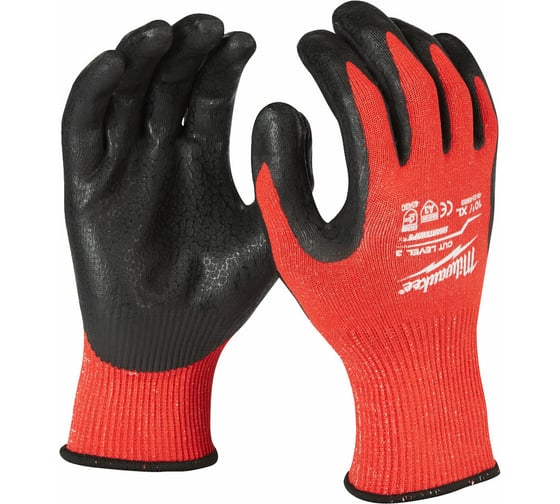 Изображение товара Перчатки с защитой от порезов Milwaukee, уровень 3, размер XXL/11 4932471423
