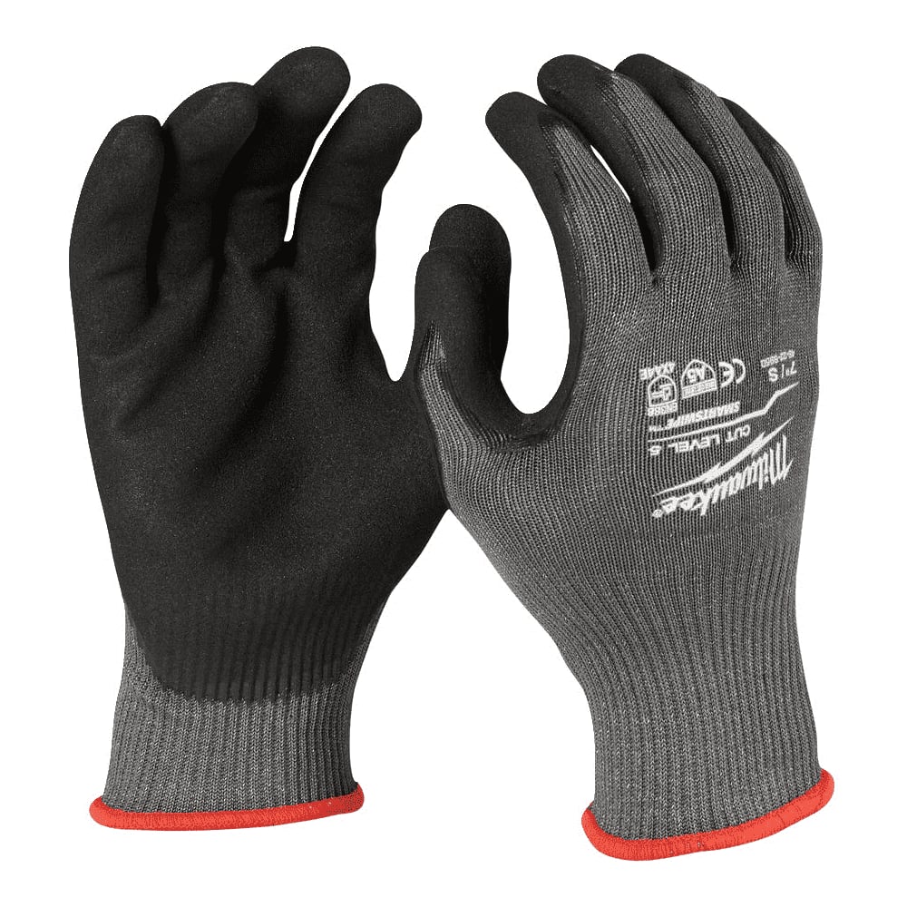 Перчатки Milwaukee, размер L, цвет серый/черный
