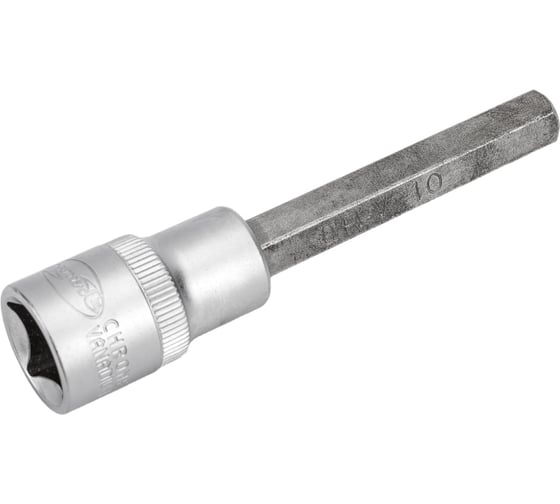 Изображение товара Головка со вставкой шестигранник (10 мм; 100 мм; 1/2DR) АвтоDело 39390 14983