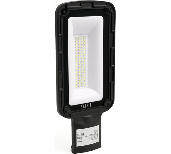 Изображение товара Светодиодный уличный консольный светильник SAFFIT ssl10-50 50w 5000k 230v, черный 55233