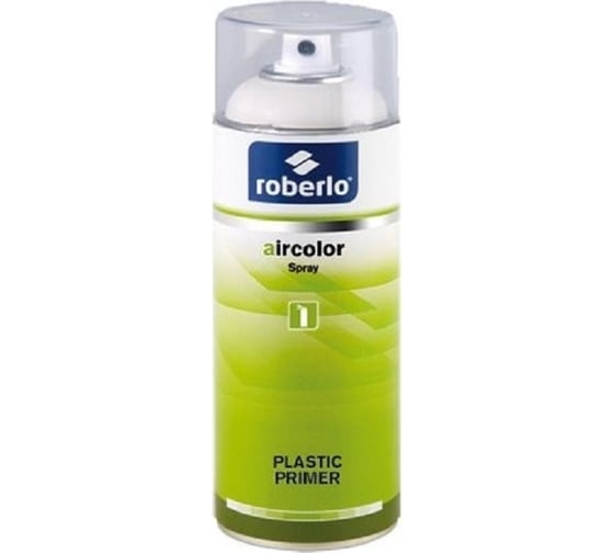 Изображение товара Аэрозольный грунт ROBERLO по пластику plastic primer, 400 мл 68036