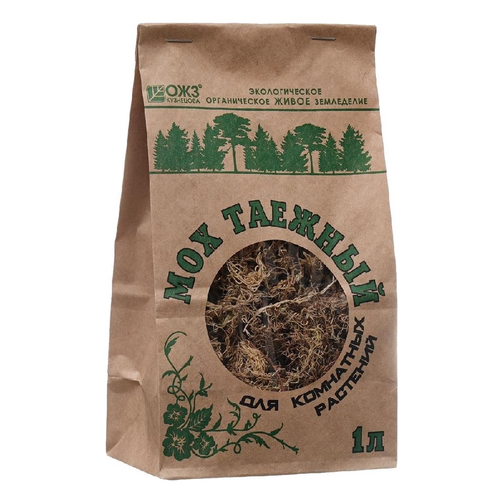 Таежный мох БАШИНКОМ Сфагнум 4607026425136