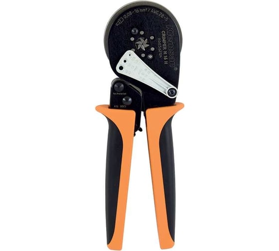 Изображение товара Инструмент для обжима кабельных наконечников Klemsan CRIMPER N 16 H сечение проводника 0.08-16 мм кв. 0.0.0.5.562124
