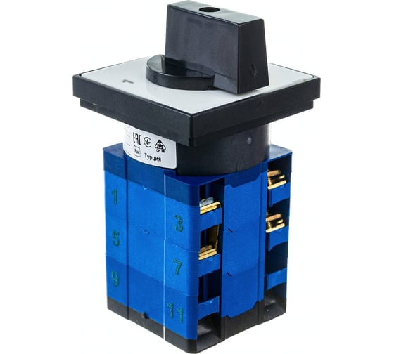 Изображение товара Кулачковый переключатель IEK ПКП10-33 /О 10А1-0-23Р/400В ИЭК BCS13-010-2