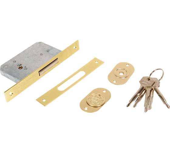 Изображение товара Врезной замок под крестообразный ключ KALE KILIT 189F, 1MF, BS35, 23BP, 5K, SP, Ros, STB 189F0000051