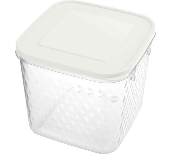 Изображение товара Контейнер для замораживания и хранения продуктов Phibo Кристалл 1,8 л, белый 433153716