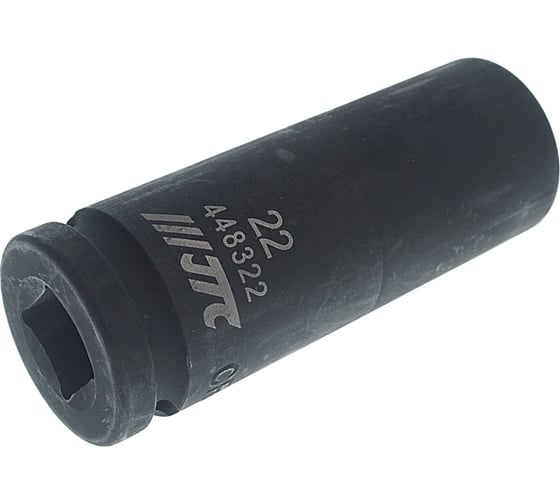 Изображение товара Головка торцевая ударная тонкостенная 12-гранная (22х82 мм; 1/2DR) JTC 448322