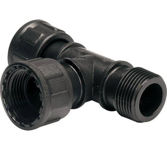 Изображение товара Т-образное соединение GF с 2-мя внутр. резьбами 1 и 1 и внеш. резьбой 2321