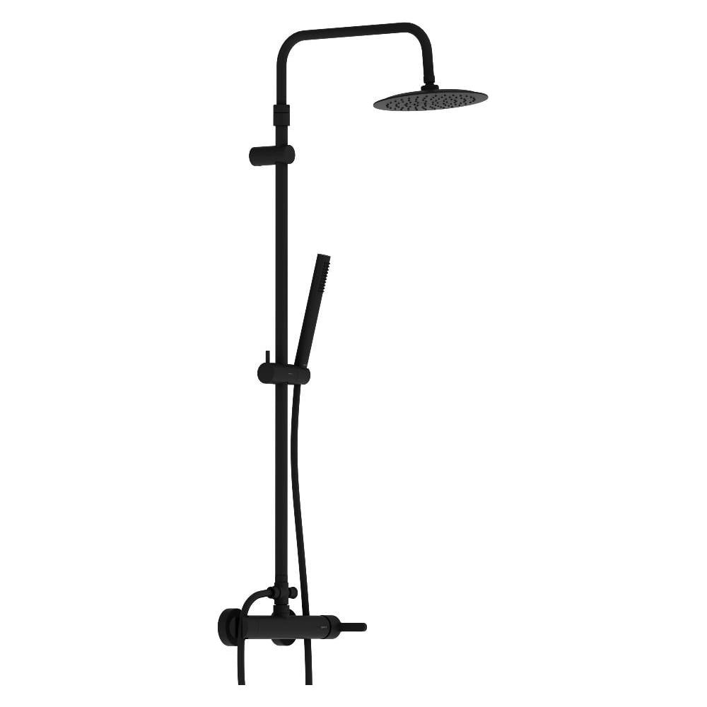Изображение товара Душевая система Damixa Scandinavian Pure с душевым смесителем черная 936710300