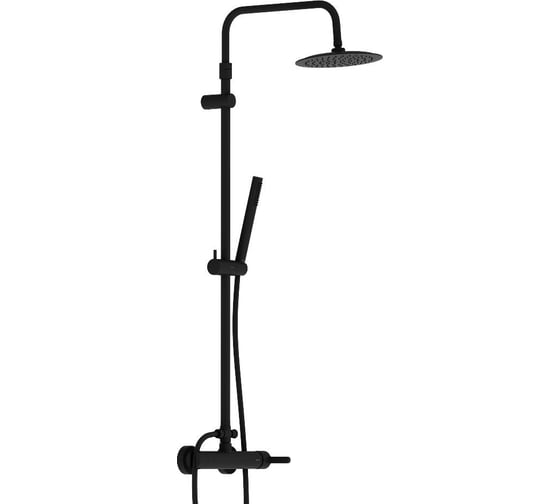 Изображение товара Душевая система с душевым смесителем Damixa Scandinavian Pure чёрный 936710300