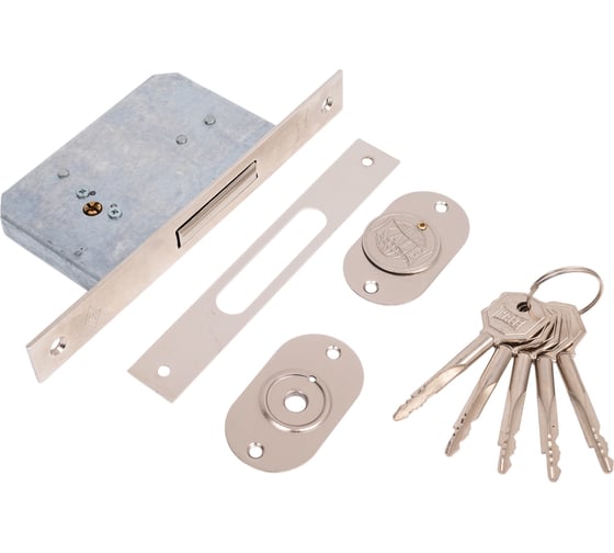 Изображение товара Врезной замок под крестообразный ключ KALE KILIT 189F, 1MF, BS35, 23NP, 5K, SP, Ros, STB 189F0000020