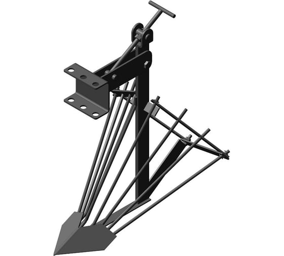 Изображение товара Картофелекопалка со сцепкой стойка 10*500 мм. ширина 430 мм. FORZA 01.03.14 КМБС 10.500
