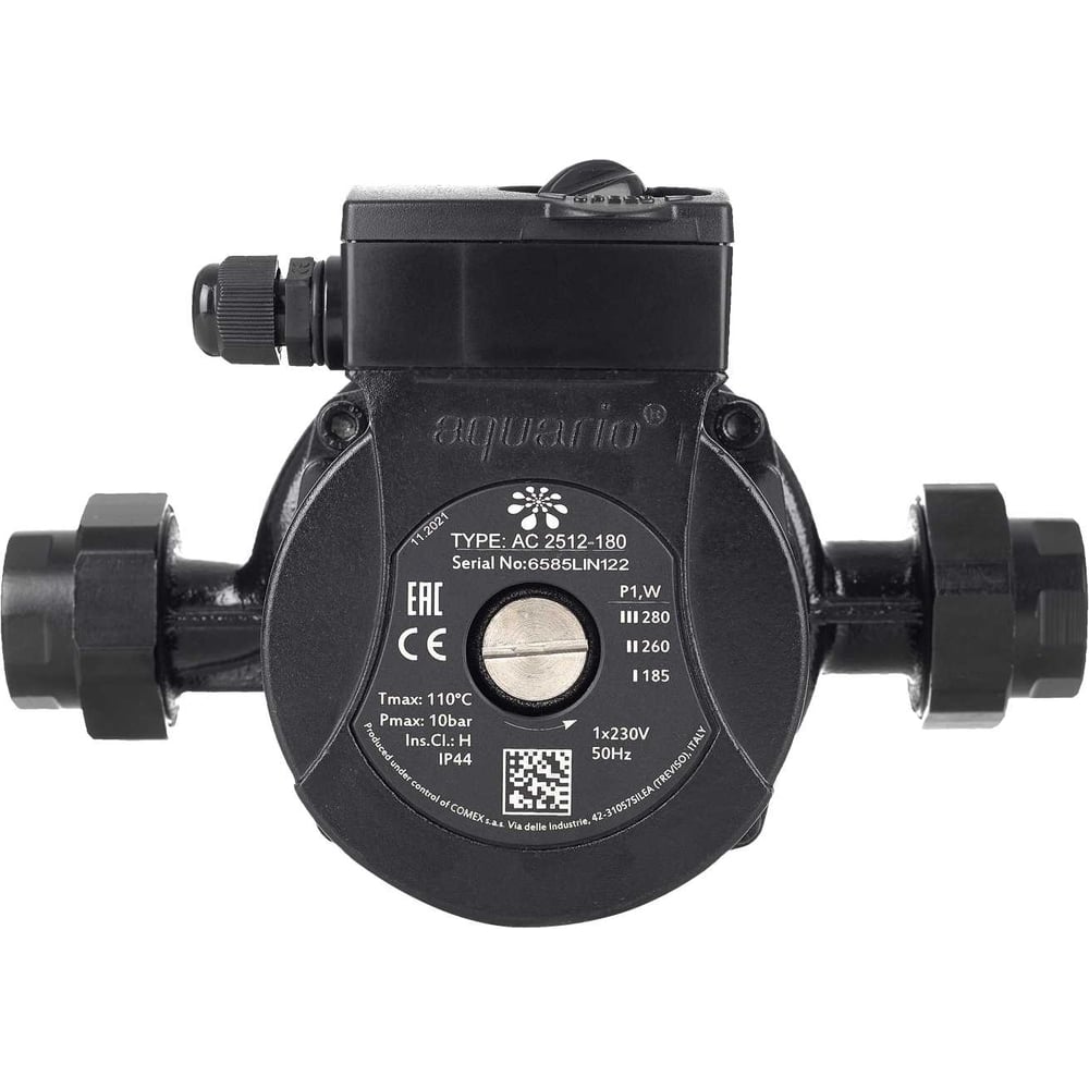 Изображение товара Насос AQUARIO AC 2512-180 для отопления и горячего водоснабжения