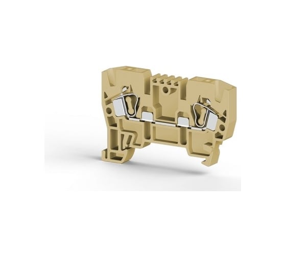 Изображение товара Пружинный клеммник Klemsan 4мм.кв. (бежевый); YBK4 100 шт. 0.0.0.3.306230