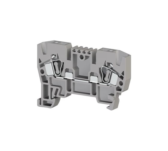 Изображение товара Пружинный клеммник Klemsan 4мм.кв. (серый); YBK4 100 шт. 0.0.0.3.306239