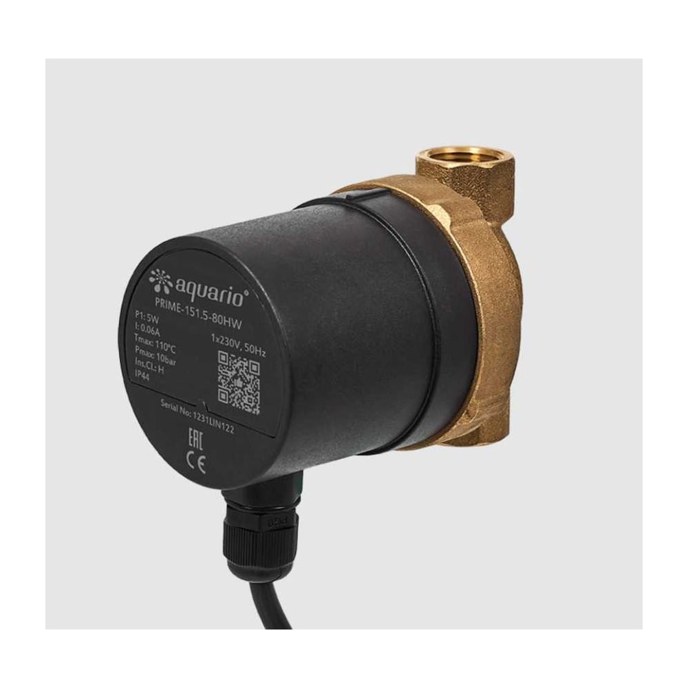 Изображение товара Циркуляционный насос AQUARIO PRIME-151.5-80HW для ГВС бытовой