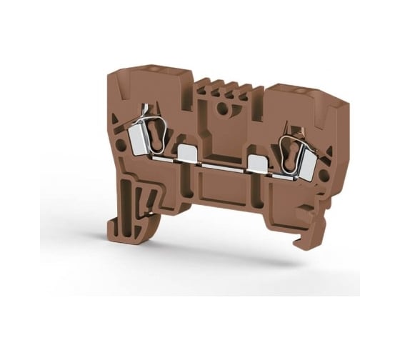 Изображение товара Пружинный клеммник Klemsan 2,5мм.кв. (коричневый); YBK2,5 100 шт. 0.0.0.3.306228