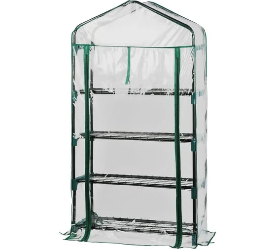 Изображение товара Теплица FITOHouse 4 со светильниками в комплекте, 4 яруса, 1250x690x300 мм ЭРА Б0059786