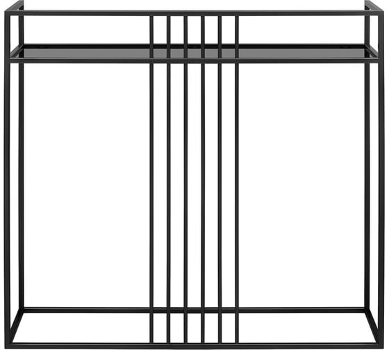 Изображение товара Консоль GreenWeen SOHO черная, столешница стекло, 1000x350x940 GW-KONS-SOHO-B-G