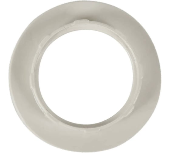 Изображение товара Крепежное кольцо для патрона OXION Е14 белый пакет 50 шт. RH-002WH-E14-50PCS