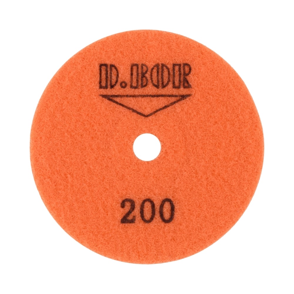 Изображение товара Алмазный гибкий шлифовальный круг 100 мм №200 D.BOR мокрый сухой для камня