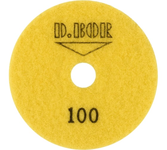 Изображение товара Алмазный гибкий шлифовальный круг STONE-WET+DRY 100 мм, №100 D.BOR D-S-WD-100-0100