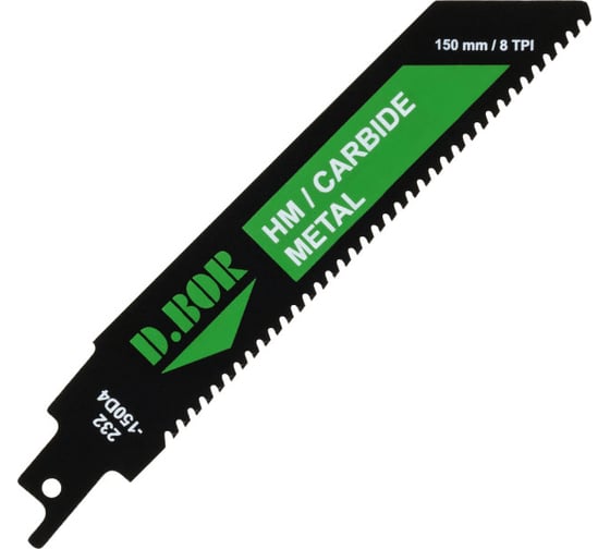 Изображение товара Полотно по металлу CARBIDE / METAL 115х150 мм, шаг 3 мм, HM D.BOR D-232-150D4-01
