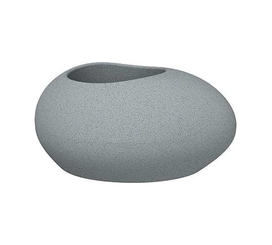 Изображение товара Пластиковое кашпо Scheurich 280 Stony Grey диаметр 73 см, ширина 325 мм высота 352 мм 21 л серый камень 059111