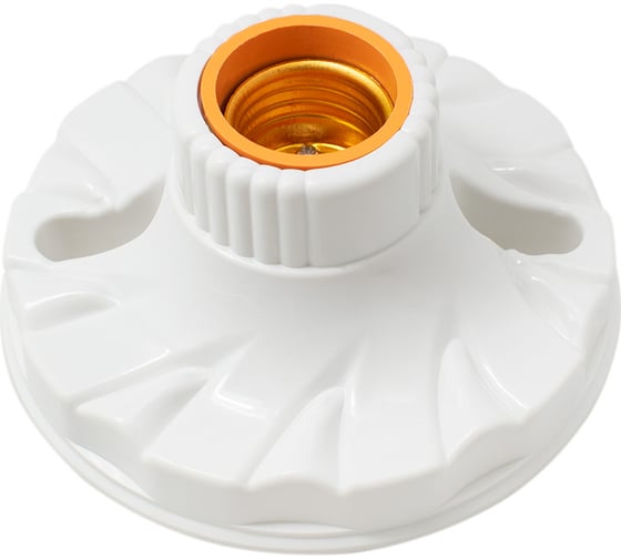 Изображение товара Патрон-стойка OXION белый E27 прямой LB-009WH-E27