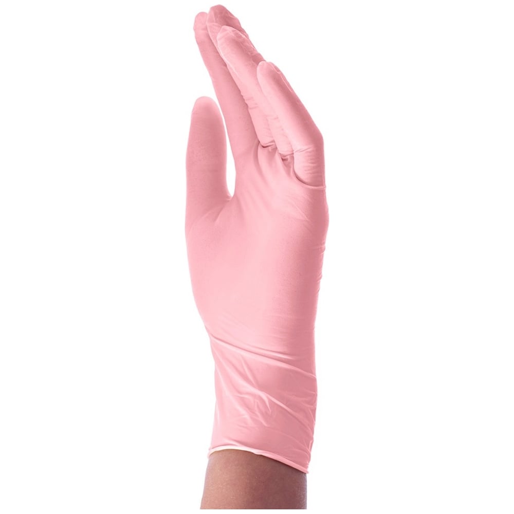 Изображение товара Нитриловые перчатки Foxy розовые 3.5г размер XS 100 шт