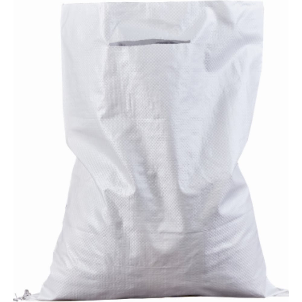 Изображение товара Мешки п/п 5 кг с прорубной ручкой 100 шт 35x45 см ПОЛИМАКС