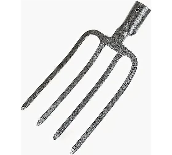 Изображение товара Садовые вилы MosTek ВК-4 рельсовая сталь, без черенка, черенок 36-40 мм 9151140