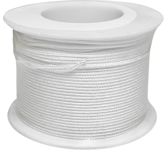 Изображение товара Шнур SOLARIS DYNEEMA с полиамидом на катушке 2 мм х 80 м, белый S6307