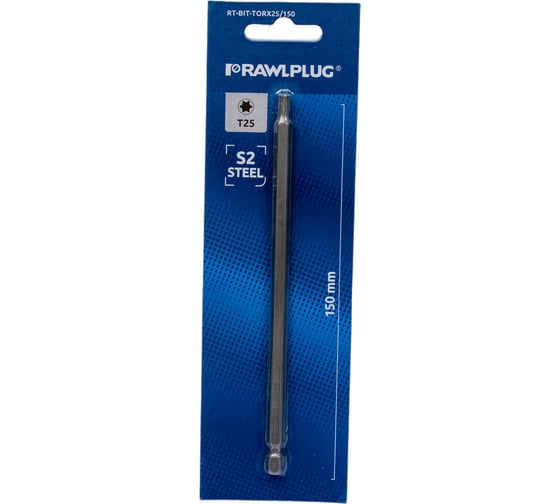 Изображение товара Бита TORX TХ25, 150 мм RAWLPLUG RT-BIT-TORX25/150